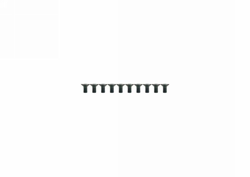 Graupner - Senkkopfschraube Innensechsk. M3x6 (10) (H31306)