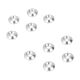 Graupner - Alum. Unterlegscheibenr 3.2x10mm, (10) (H87044S)