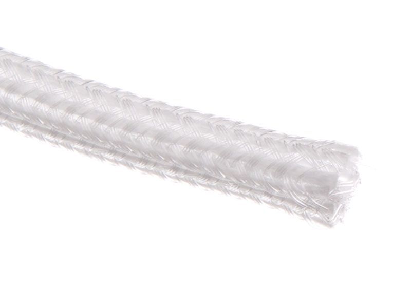 Gewebeschutzschlauch selbstschließend weiß 6,4mm - 1m