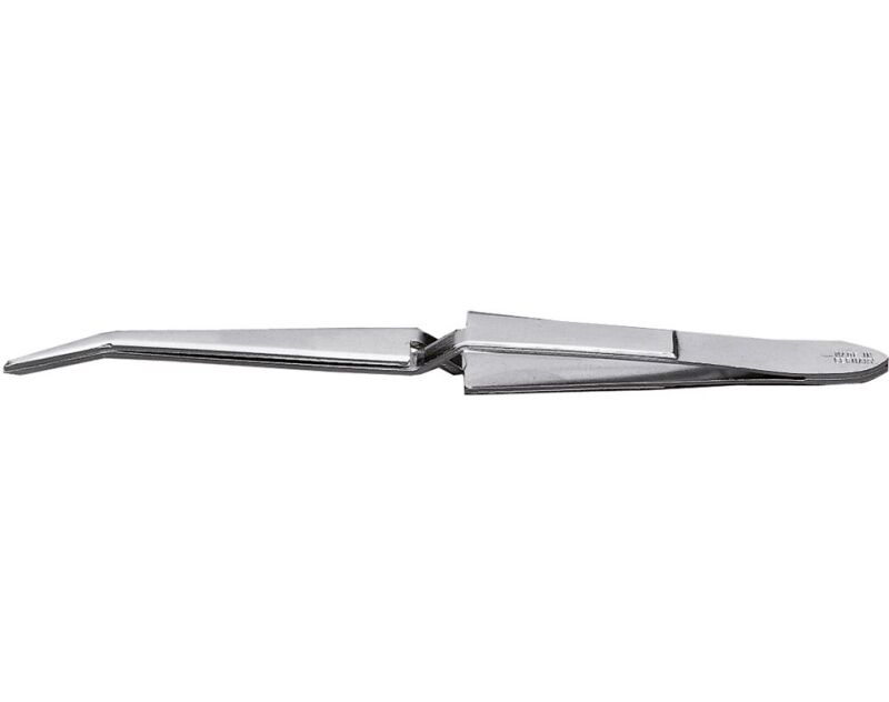 Löt-Kreuzpinzette gebogen 160mm