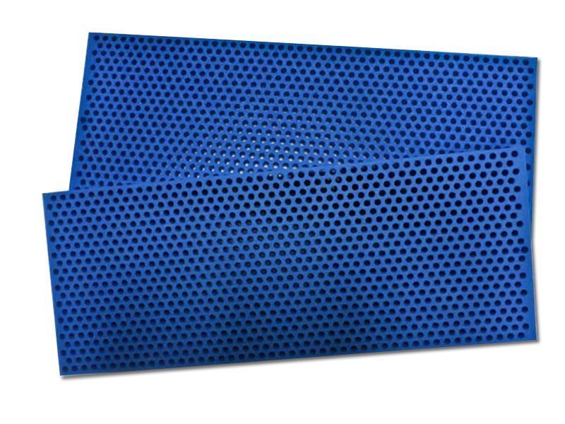 Schaumstoff Lochmatten Schutzmatten Unterlage blau 50 x 19,2 x 1,5cm (2 Stück)