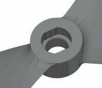 Graupner - Luftschraube C-PROP10x4 Zoll 6/8 mm sw (1346.10X4.6)