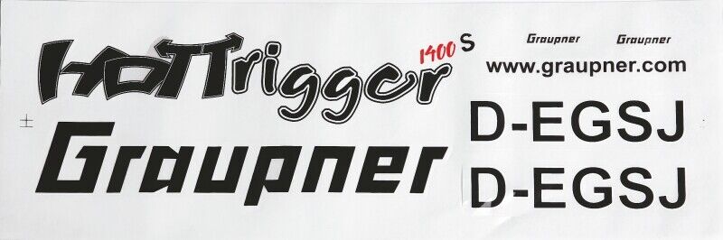 Graupner - Dekorbogenz WP HoTTrigger1400S (13400.14)