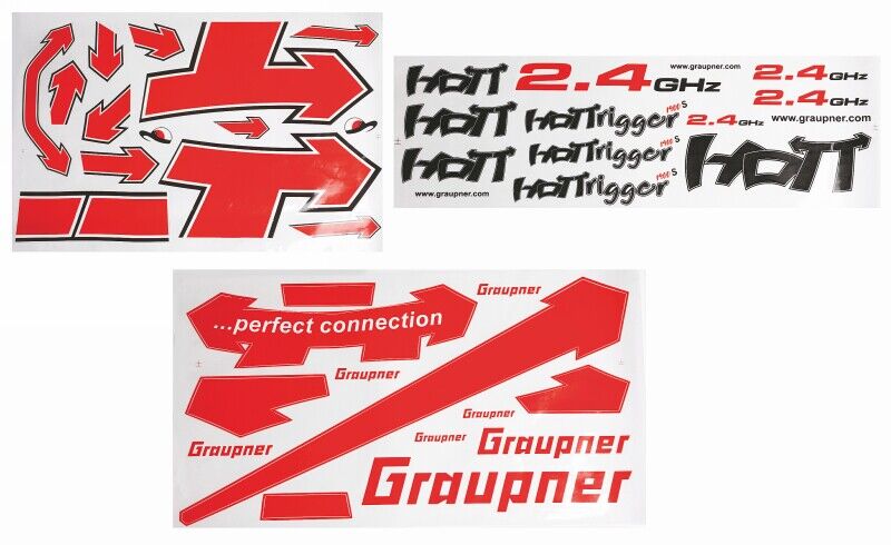 Graupner - Dekorbogen SDz WP HoTTrigger1400S (13400.SD.141)