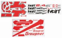 Graupner - Dekorbogen SDz WP HoTTrigger1400S (13400.SD.141)