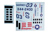 Graupner - Marine-Dekorbogen zuX44 (9944.142)