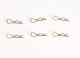 Graupner - Karosserie Clip, Gold, 6St. (H84134)