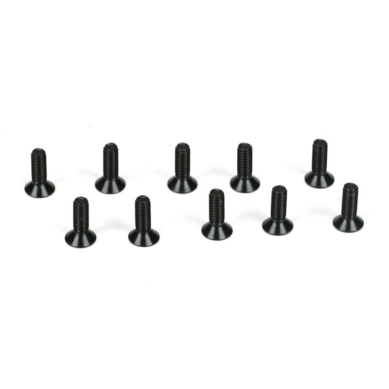 Losi - TLR Flachkopfschrauben/ M2 x 6mm (10) (TLR5960)
