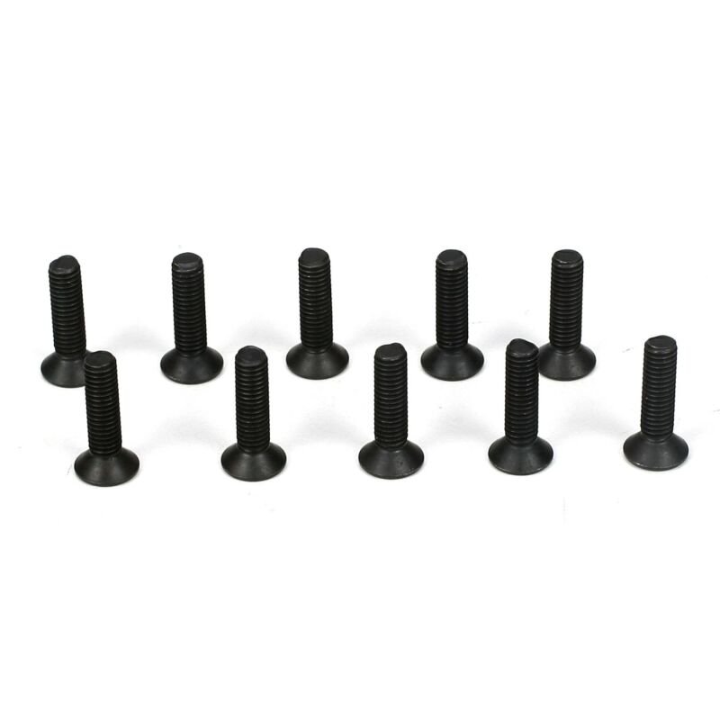 Losi - TLR Flachkopfschrauben/ M3 x 12mm (10) (TLR5963)