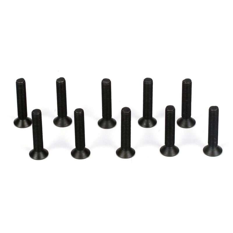 Losi - TLR Flachkopfschrauben/ M3 x 16mm (10) (TLR5964)