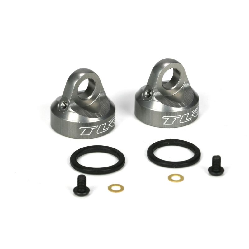 Losi - TLR TEN : Stoßdämpferendkappe Aluminium (2) (TLR5062)