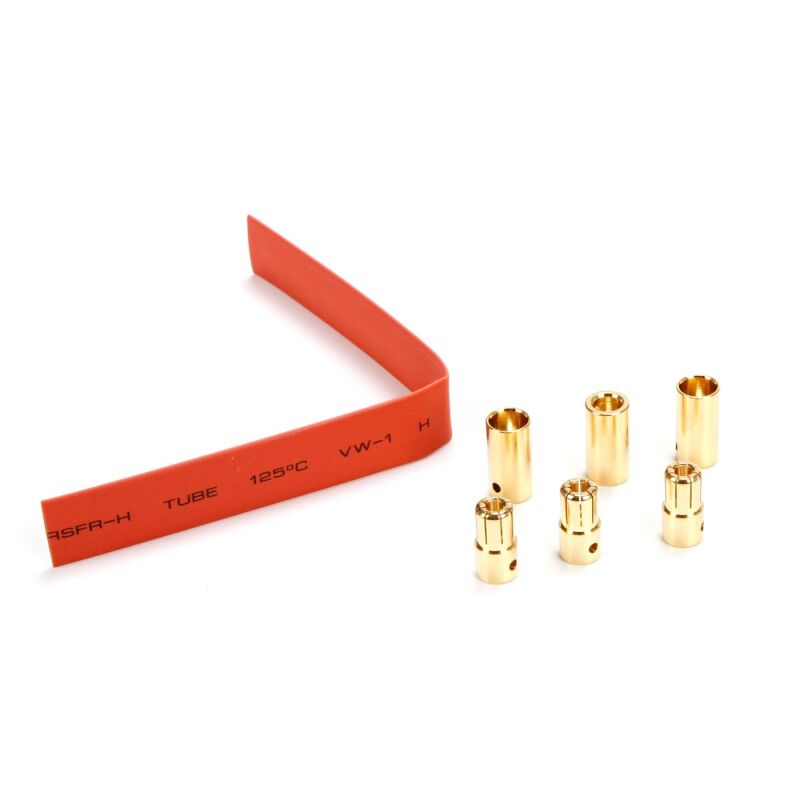 E-flite Goldkontaktsteckerset 6,5 mm (3 Stk) (EFLA266)