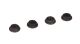 Losi - TLR: Flache Riffelschrauben 4mm (4) (TLR236001)