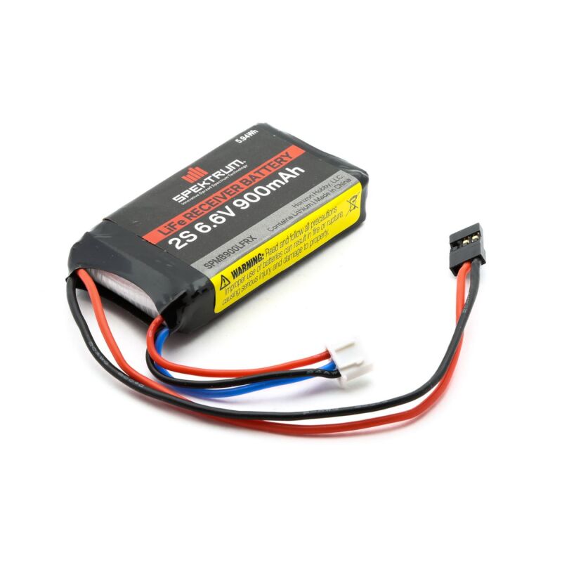 Spektrum 900mAh 2S 6,6V Li-Fe Empfängerakku (SPMB900LFRX)