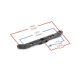 Hangar 9 Aluminum Doppel Servo  Arm, 3 Hitec (HAN9158)