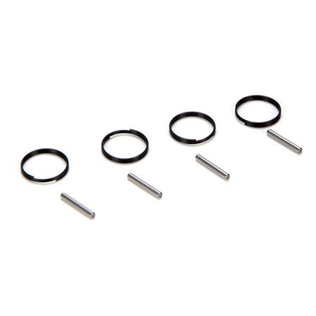 Horizon Hobby - CV Pin Retainer Clip & 11mm Pins HD: CCR, NCR (LOSA3199)