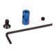 Losi 8B,8T: Halter Resonanzrohr m Zbh. (LOSA9165)