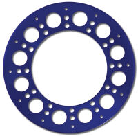 Axial - Holey Rollers Beadlock Ring (Blau) (2Stk.) (AX8021)