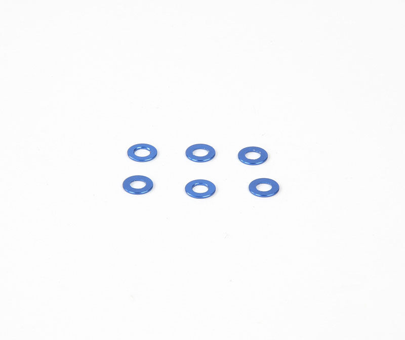 Axial - 0.5x6mm Distanzstück - Blau (6Stk.) (AXA1342)