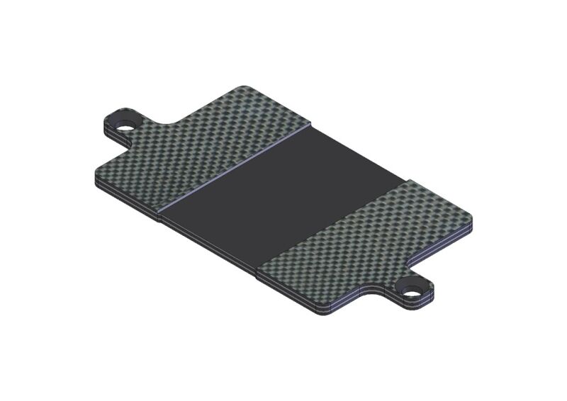 KM - 2mm Karbon Batterie Platte (HK104)