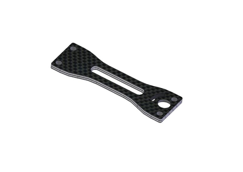 KM - 2.5mm Karbon Hintere obere Getriebeplatte (HK106)