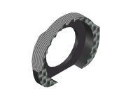 KM - 4mm Hintere Karbon Riemenspannungs Hub Halter rechts...