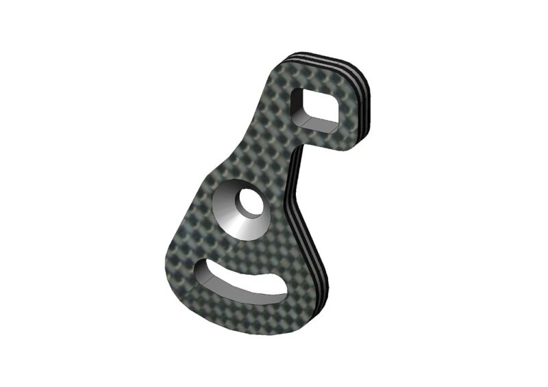 KM - Karbon Riemenspanner Platte (HK114)