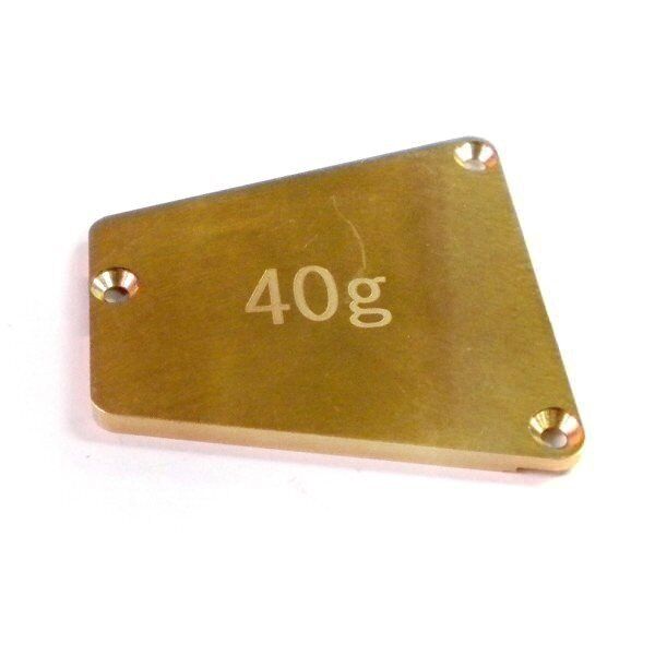 KM - 3.0mm Gewichtsplatte Mitte 40g (HK130-40CO)