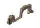 KM - Aluminium vordere untere Bulk Head links (HK401L)