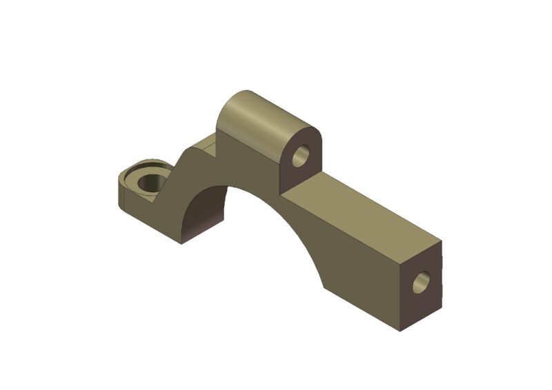 KM - Aluminium Hinterer oberer Getriebekasten rechts (HK411R)