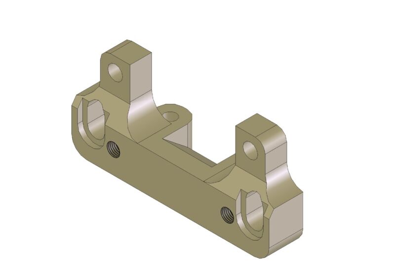 KM - Aluminium Hinterer Abdeckung (HK414)