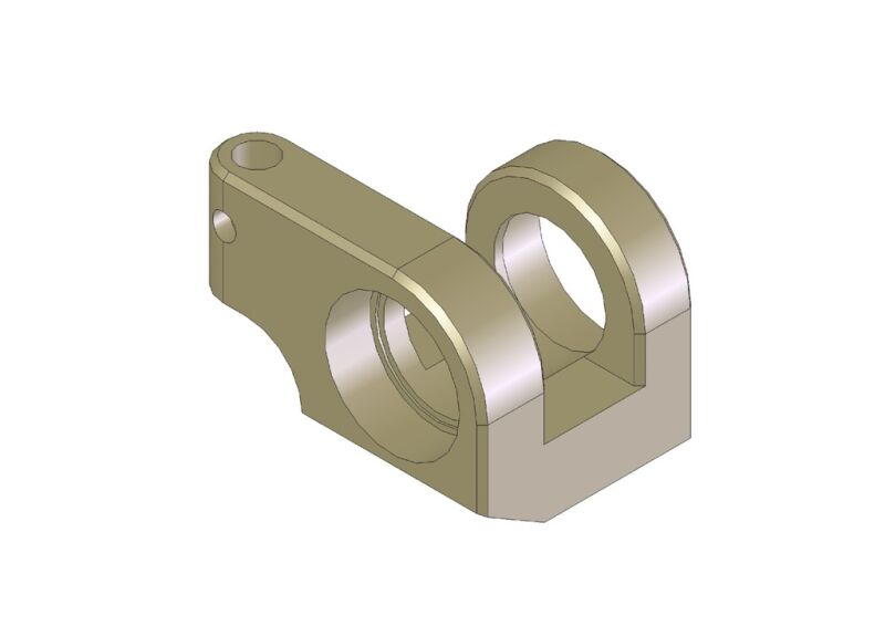 KM - Aluminium Mittelwellen Halterung (HK440)