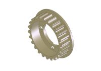 KM - Aluminium Vorderes Diff. Riemenrad 24T + Schrauben...