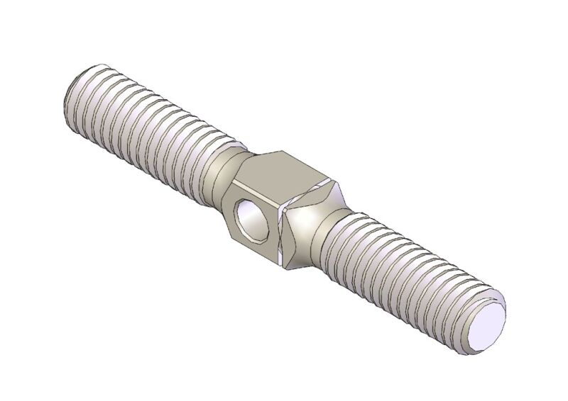 KM - Titan Gewindestange 23mm (5 Stk.) (HK801Ti-23)