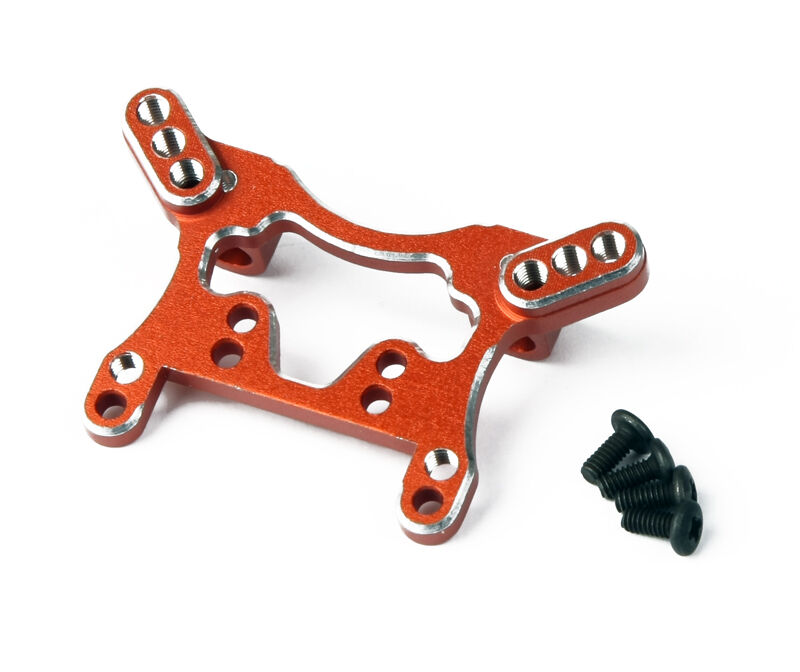 Helion - Aluminium Stoßdämpferbrücke vorne, Orange (Animus SC/TR) (HLNA0169)
