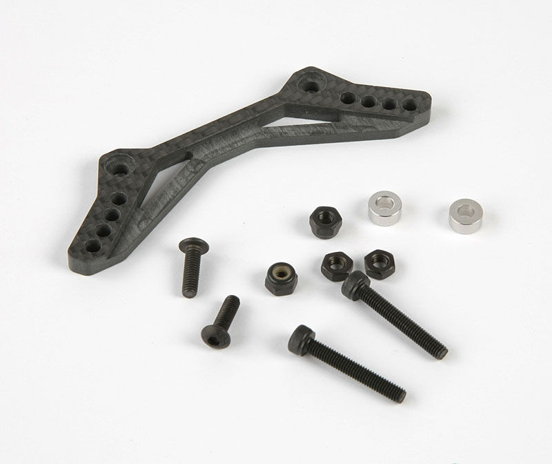Team Magic - G4 4mm Cat Eye vordere Carbon Dämpferbrücke (K14114)