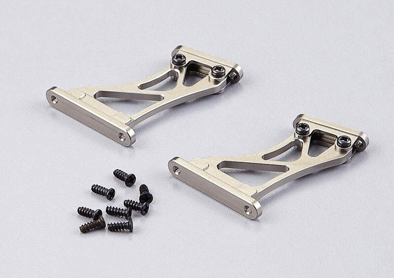 Killerbody - Aluminium Flügelhalter CNC "grau" Hohe Version "1/7" (KB48115HGY)