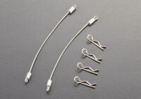 Killerbody - Karosserieklammern (4 Stk.) mit Metallseil...