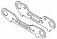 MCD - Rear Wishbone Holder Steel Bracket Set (M300501S)