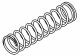 MCD - Rear Shock Absorber Spring C=8.5kg/75mm (Opt.) (M321104S)