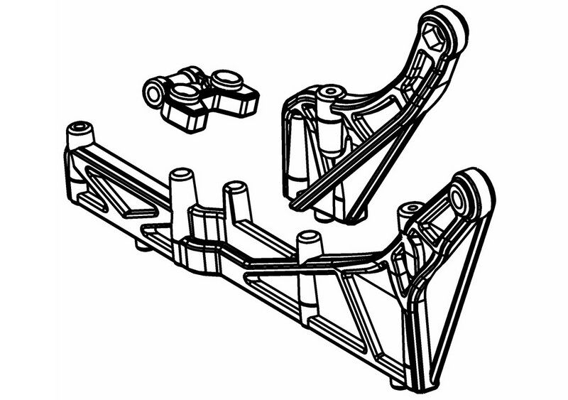 MCD - Rear Stiffener Set (M445201P)
