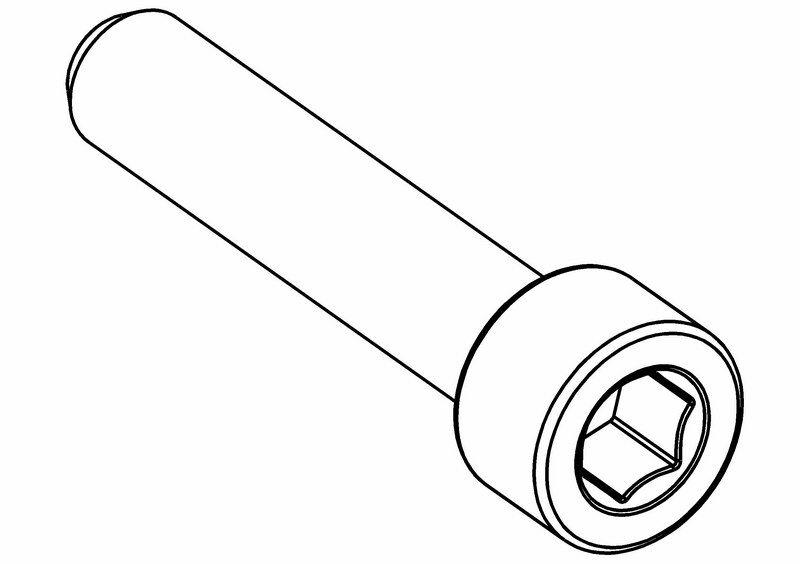 MCD - CH Hex Screw M5x25 mm (M631101S)