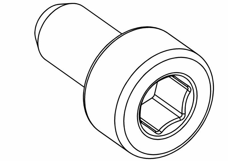 MCD - CH Hex Screw M3x6 mm (M631201S)