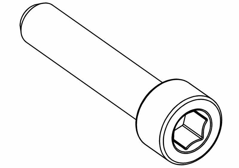 MCD - CH Hex Screw M4x20 mm (M631501S)