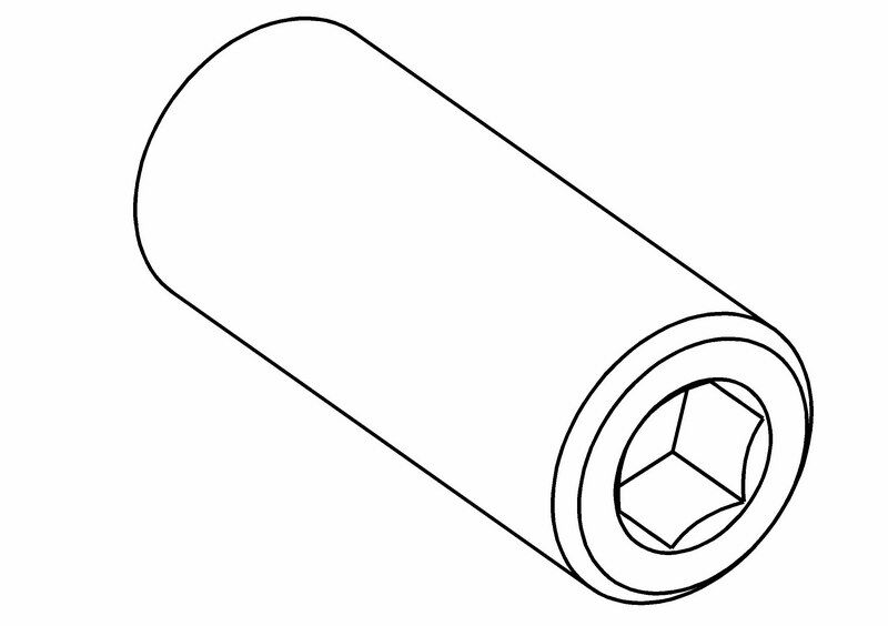 MCD - Set Screw M5x12 mm (M645401S)