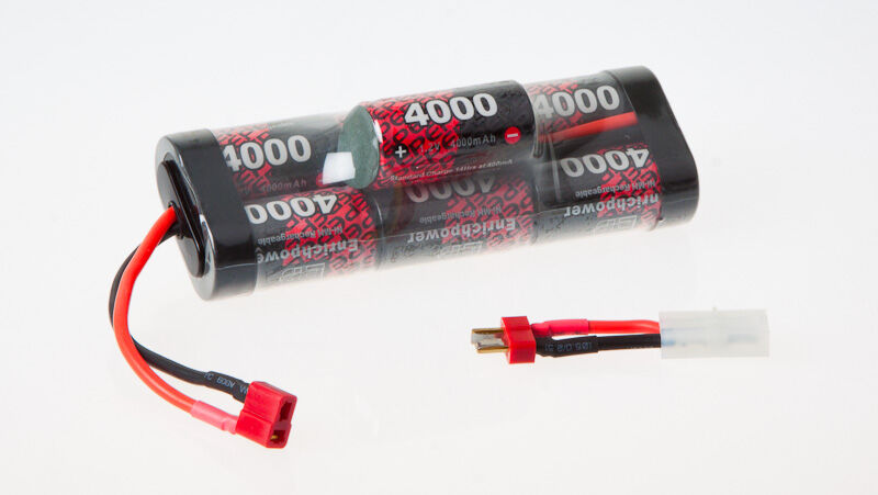 Robitronic - NiMH 8,4V, 4000mAh, Hump Pack, T-Stecker & Tamiya (R05151)