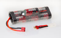 Robitronic - NiMH 8,4V, 4000mAh, Hump Pack, T-Stecker & Tamiya (R05151)
