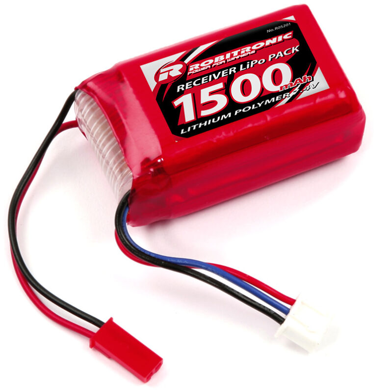 Robitronic - LiPo AAA Hump Size Empfängerpack 1500mAh 2S