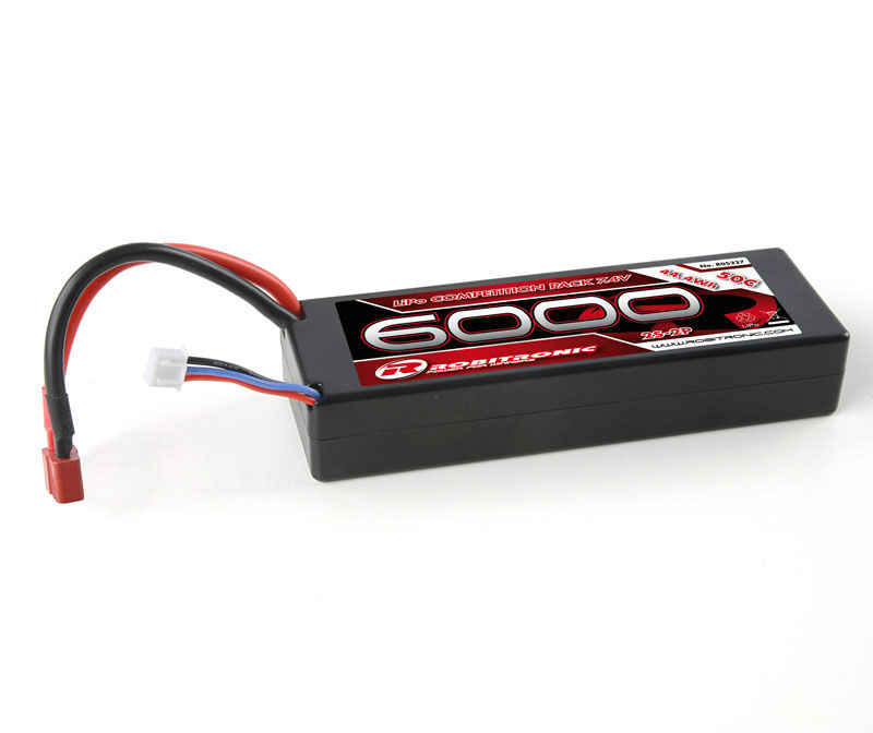 Robitronic - LiPo Racing Pack 6000mAh 2S2P -  50C
