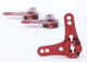 Robitronic - Aluminium Servo Doppel Arm 23Z (90°) Rot (R17014R)
